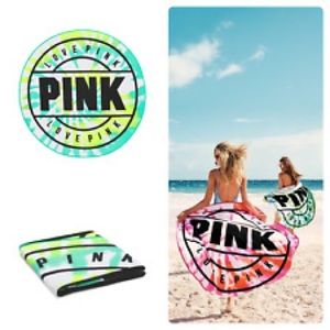 SOLD!!!! Vs pink round beach towel